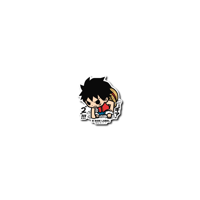 Sticker Luffy Gear 2 One Piece B-SIDE LABEL - Meccha Japan