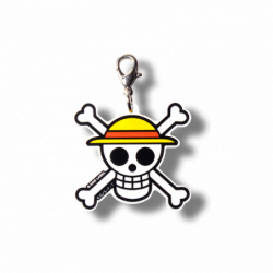 Keychain Straw Hat Pirate Flag One Piece B-SIDE LABEL