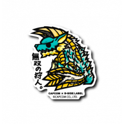 Sticker Musou Monster Hunter B-SIDE LABEL x CAPCOM