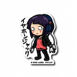 Sticker Kyouka Jirou Hearphones Jack My Hero Academia B-SIDE LABEL