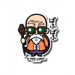 Sticker Master Roshi Pafupafu Dragon Ball B-SIDE LABEL