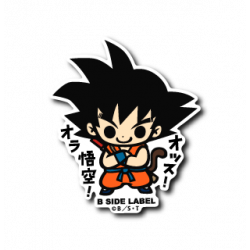 Sticker Son Goku Ossu Dragon Ball B-SIDE LABEL