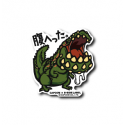 Sticker Hungry Monster Hunter B-SIDE LABEL x CAPCOM