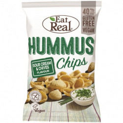 Hummus Chips Sour Cream And Chives Flavour Eat Real