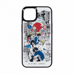 Coque iPhone 13 Chat Et Fille Foule B-SIDE LABEL