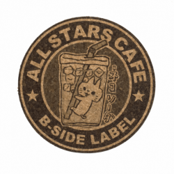 Coaster Cat Soda And Burger B-SIDE LABEL