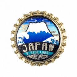 Magnet Ao Fuji JAPAN B-SIDE LABEL 