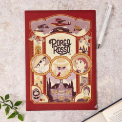 Clear File And Letter Set Retro Frame Porco Rosso