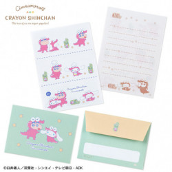 Mini Letter Set Chocobi Crayon Shin Chan x Cinnamoroll
