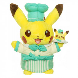 Peluche Patissier Pikachu Sweets by Pokémon Cafe