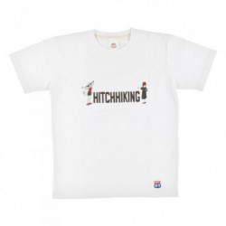T-Shirt Hitchhiking Blanc XL Kiki La Petite Sorcière