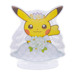 Support Acrylique Pikachu Femelle Pokémon Garden Wedding