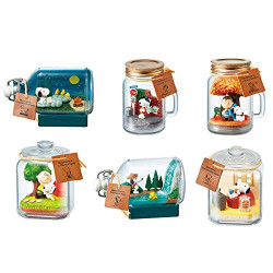Figurines Box Terrarium Happiness With Snoopy