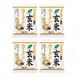 オーサワジャパン7353 オーサワのベジ玄米ラーメン みそ [118g うち麺80g]×4