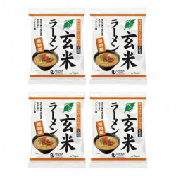 オーサワジャパン7356 オーサワのベジ玄米ラーメン 担担麺 [132g うち麺80g]×4