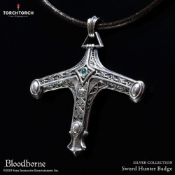 Silver Necklace Sword Hunter Badge Regular Ver. Bloodborne