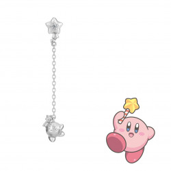 Boucle Oreille Unique Argent Kirby And Starlight Friends x U Treasure
