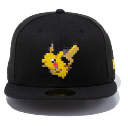 Cap Pikachu Pixel Design Black Ver. 7 3/8 NEW ERA 59FIFTY x Pokémon