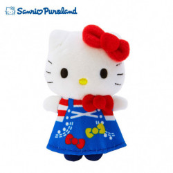 Plush Brooch Overall Ver. Hello Kitty Sanrio Puroland 30th Anniversary