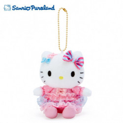 Plush Keychain Ribbon Hello Kitty Sanrio Lady Kitty House