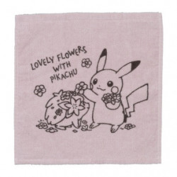 Serviette Mains Rose Ver. LOVELY FLOWERS WITH PIKACHU Pokémon