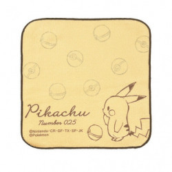 Microfiber Handkerchief Nanika Mitsuketa Pattern Pikachu number025