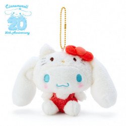 Narikiri Plush Keychain Hello Kitty Cinnamoroll 20th Anniversary