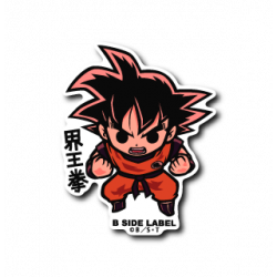 Autocollant Goku Kaioken Dragon Ball Z B-SIDE LABEL