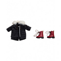 Nendoroid Doll Warm Clothing Set: Boots And Mod Coat Black