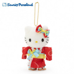 Peluche Porte-clés Hello Kitty Yukata Sanrio Puroland