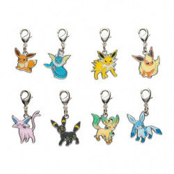 Metal Keychains Set 133・134・135・136・196・197・470・471 Pokémon