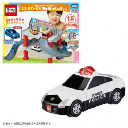 Mini Police Car And Parking Lot Set Hajimete TOMICA