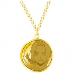 「鋼の錬金術師」記念メダル（A）金ペンダントチェーン