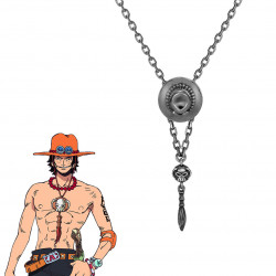 Collier Argent Chapeau Ace One Piece x U Treasure