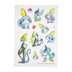 Cloth Stickers Set Sobble, Drizzile & Inteleon Pokémon x Irodo