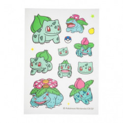 Cloth Stickers Set Bulbasaur, Ivysaur, & Venusaur Pokémon x Irodo