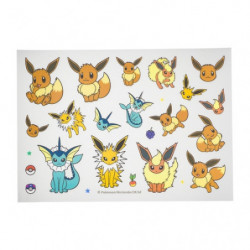 Cloth Stickers Set Eevee, Vaporeon, Jolteon & Flareon Pokémon x Irodo