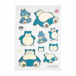 Cloth Stickers Set Munchlax & Snorlax Pokémon x Irodo