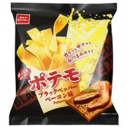 Potato Chips Black Pepper Bacon Flavour Potemo Oyatsu Company