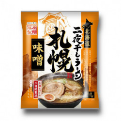 藤原製麺北海道二夜干しラーメン 札幌味噌 108g