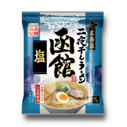 藤原製麺北海道二夜干しラーメン 函館塩 104.5g