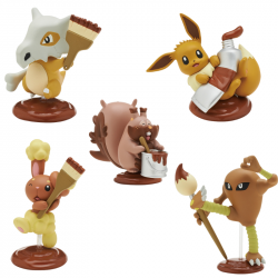 Gatchapon Brown Pokémon Palette Color Collection
