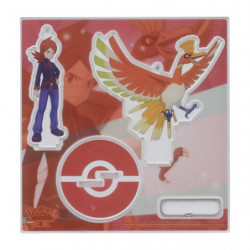 Porte-clés Support Acrylique Silver Pokémon TRAINERS Salon!!