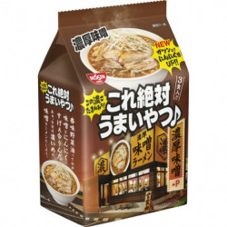 Instant Noodles Pack Rich Miso Ramen Nissin Foods