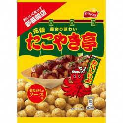 Savory Snacks Mukashinagara Sauce Takoyaki Japan Frito Lay