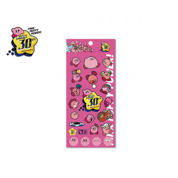 Stickers Sheet Pink Kirby 30th Anniversary