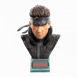 Bust Statue Snake Metal Gear Solid The Twin Snakes Life Size Bust