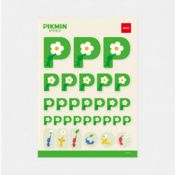 Stickers Sheet P Logo Pikmin