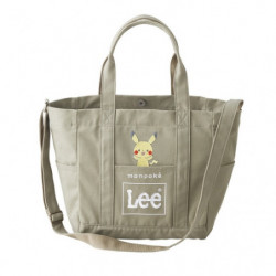 Tote Bag W Khaki Pokémon Monpoké x Lee