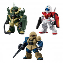 Figurines Real Type II Set Mobile Suit Gundam CONVERGE CORE
